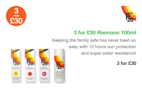 3 for &pound;30 Riemann 100ml