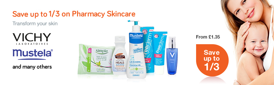 Save up to 1/3 on Pharmacy Skincare