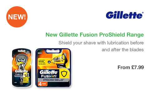 New Gillette Fusion ProShield Range