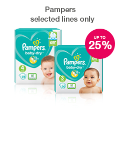 25% off selected Pamper's