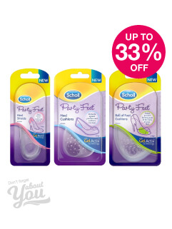 Save up to 1/3 on Scholl comfort              