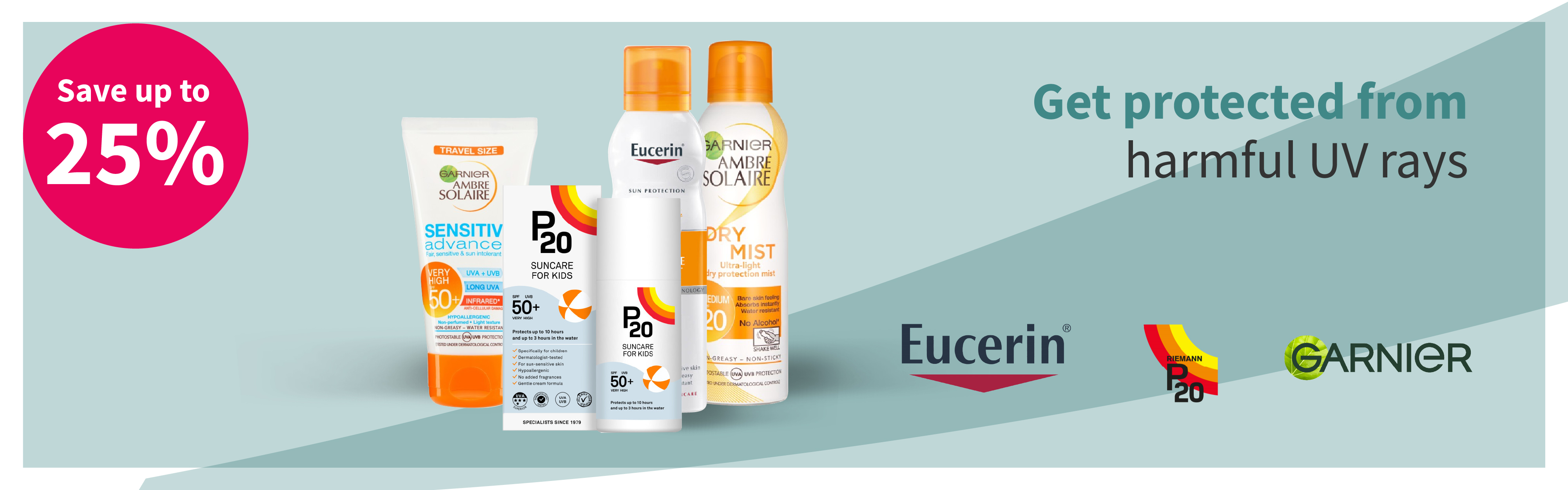 Sun Care: Save up to 25%