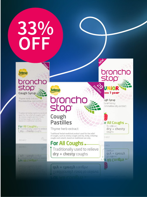 Save 33% on Bronchostop
