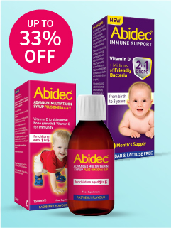 Up to 33% off Abidec