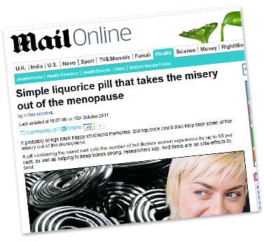 MenoFem in the Daily Mail