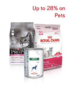 Up to 28% on Pet Health
