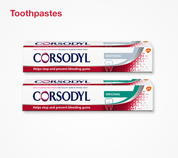 Corsodyl Toothpastes