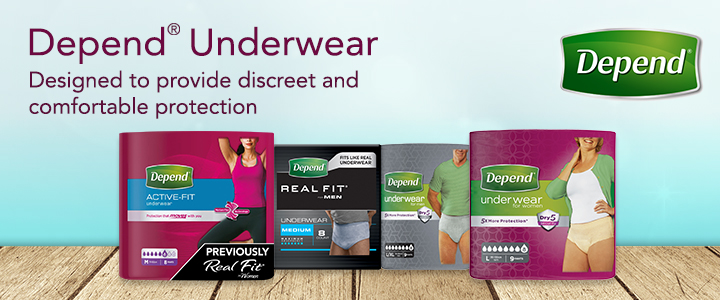 Depend Incontinence Products
