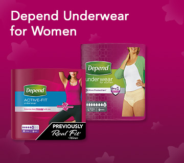 Buy Depend Incontinence Pads  Cheapest Urinary Incontinence Pants