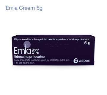 Emla numbing cream 5%  -Lidocaine/Prilocaine Cream