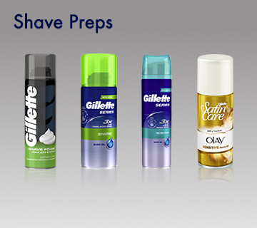 Gillette Shave Preps